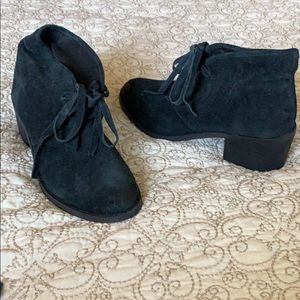 CARLOS Black booties NEVER WORN